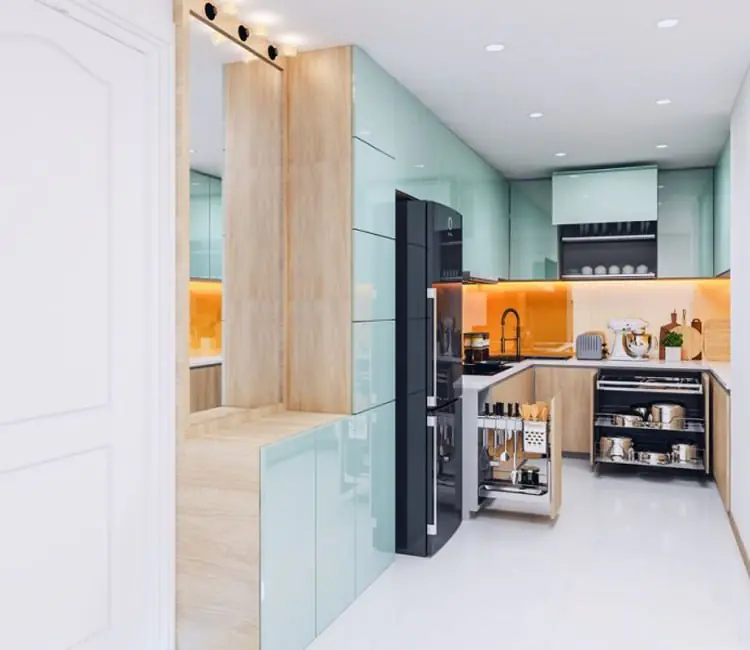 Ảnh dự án 09 – Nội thất chung cư 85m2 The Pride – chị Hồng