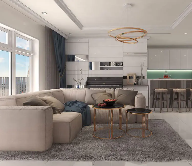 Ảnh dự án 31 – Nội thất chung cư Đại Thanh 113m2 – Chị Minh Phương
