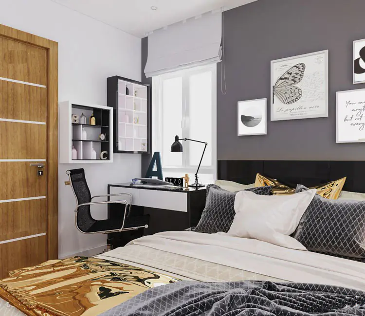 Tối ưu công năng – Nội thất chung cư Golden Place 72m2 – Anh Phan Huy