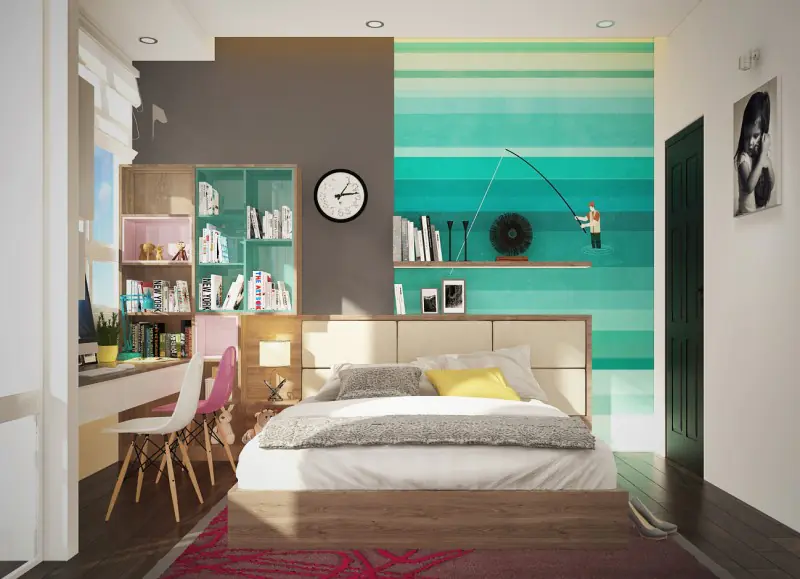 Ảnh dự án 02 – Nội thất chung cư HH2 Linh Đàm 80m2 – chị Diệu Hương