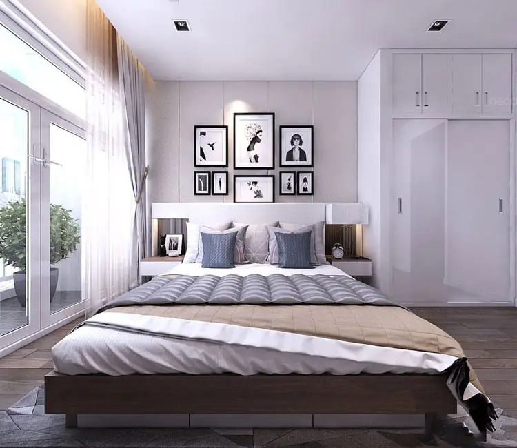 Vật liệu ấm áp – Nội thất chung cư Lạc Hồng 109m2 – Anh Vinh