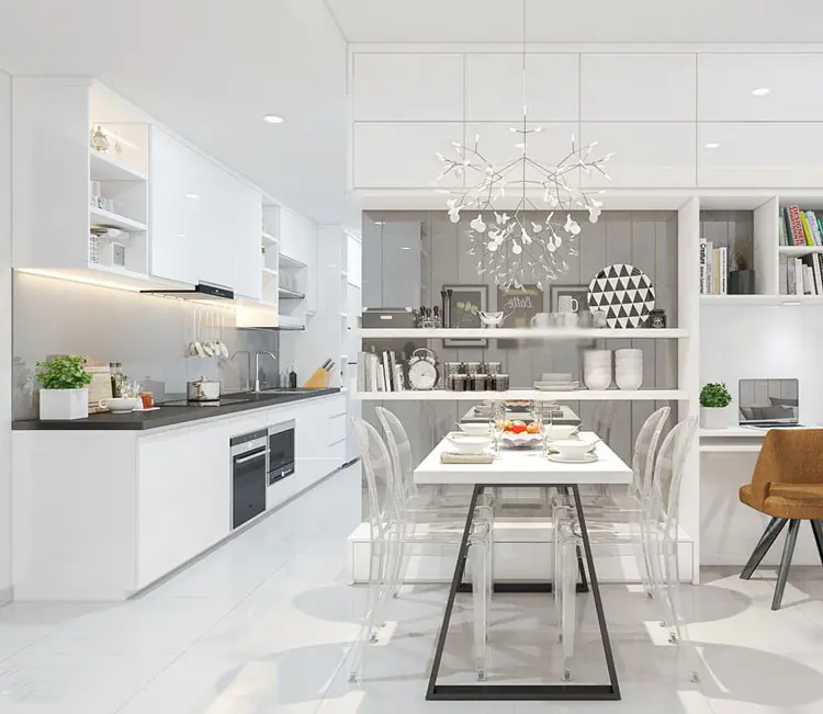 Vật liệu ấm áp – Nội thất chung cư Times City 70m2 – chị Ngọc