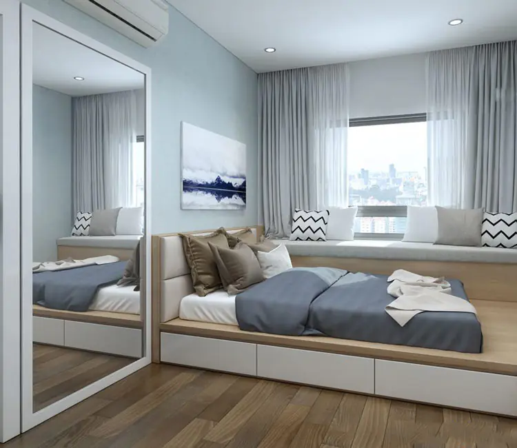 Ảnh dự án 13 – Nội thất chung cư Viglacera Xuân Phương 107m2 – Chị Nguyệt