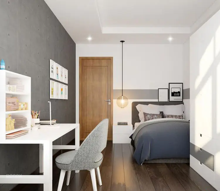 Cân bằng ánh sáng – Nội thất chung cư Vimeco 114 – Anh Minh