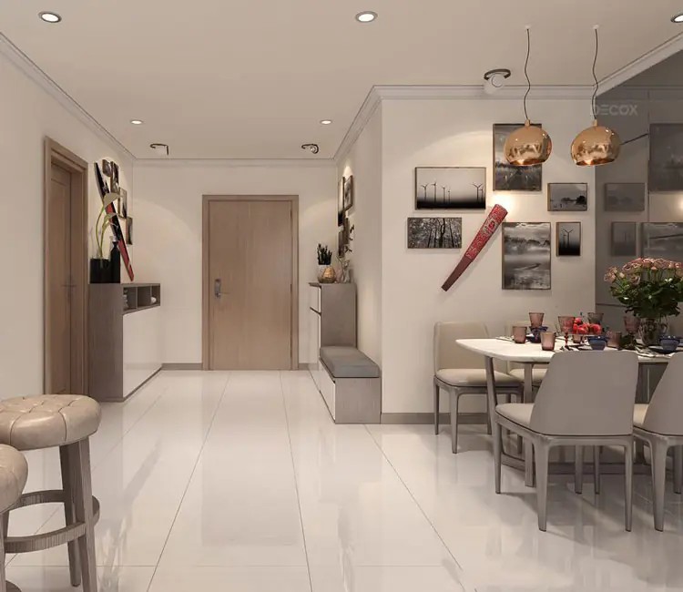 Cân bằng ánh sáng – Nội thất chung cư VOV Mễ Trì 112m2 – Anh Quang