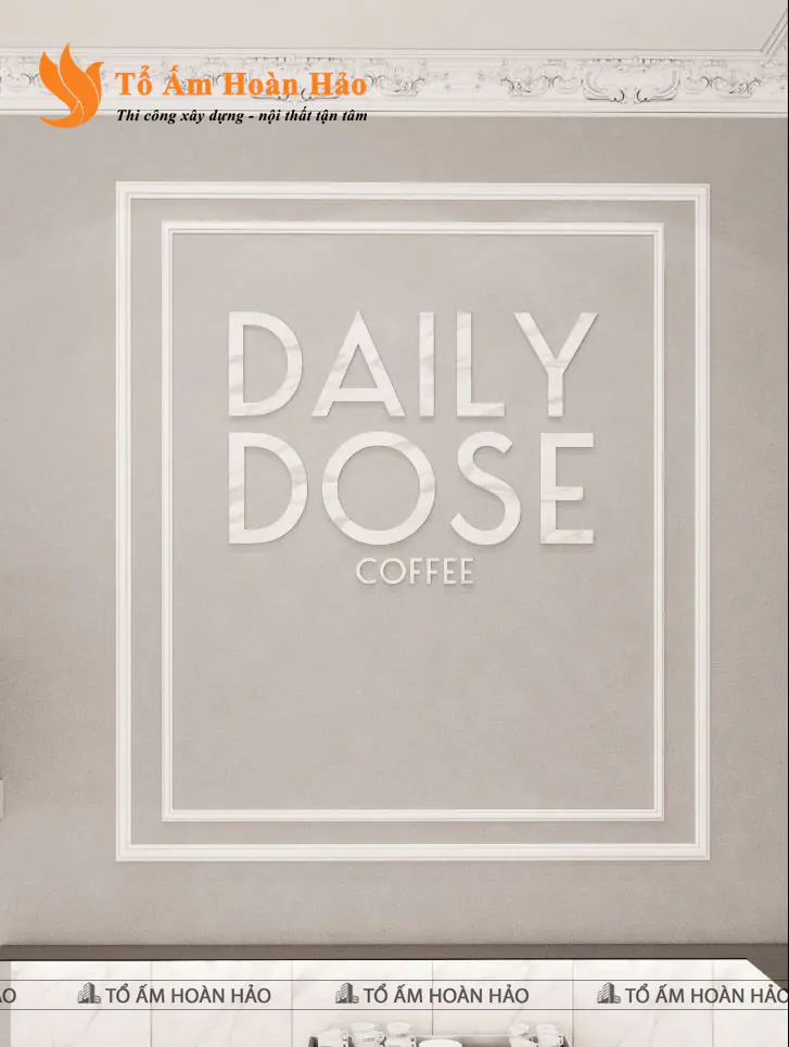 Thông tin dự án thiết kế quán cà phê – QUÁN CÀ PHÊ PHONG CÁCH CHÂU ÂU – DAILY DOSE 240M2