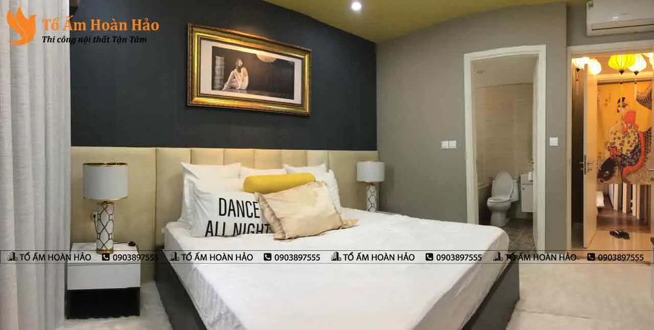 Nội thất phòng ngủ hiện đại ( Phòng ngủ nhỏ ) – Chung cư 85m2 phong cách Nhật Bản